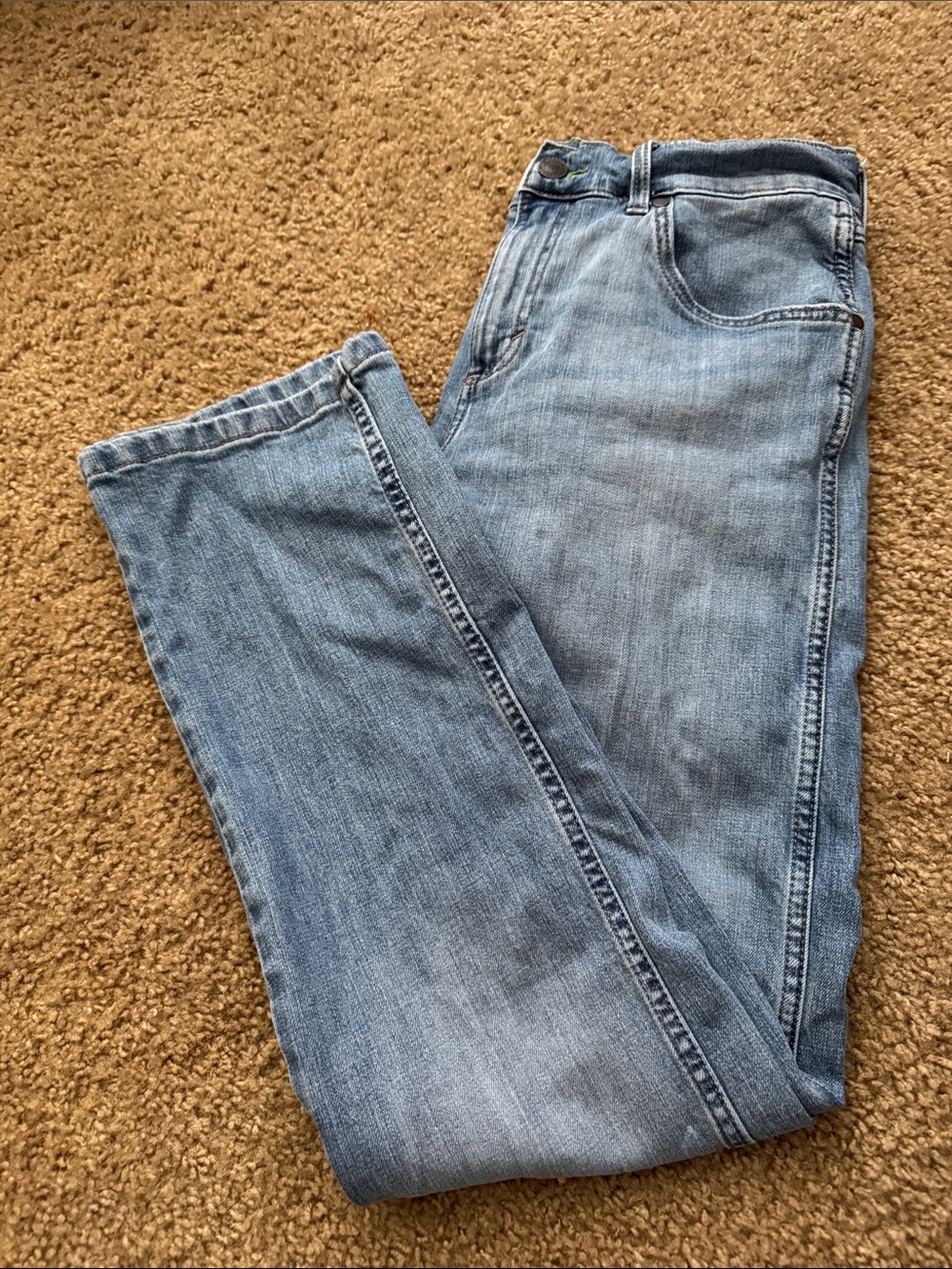 Wrangler Light Blue Denim Back-Pocket Jeans